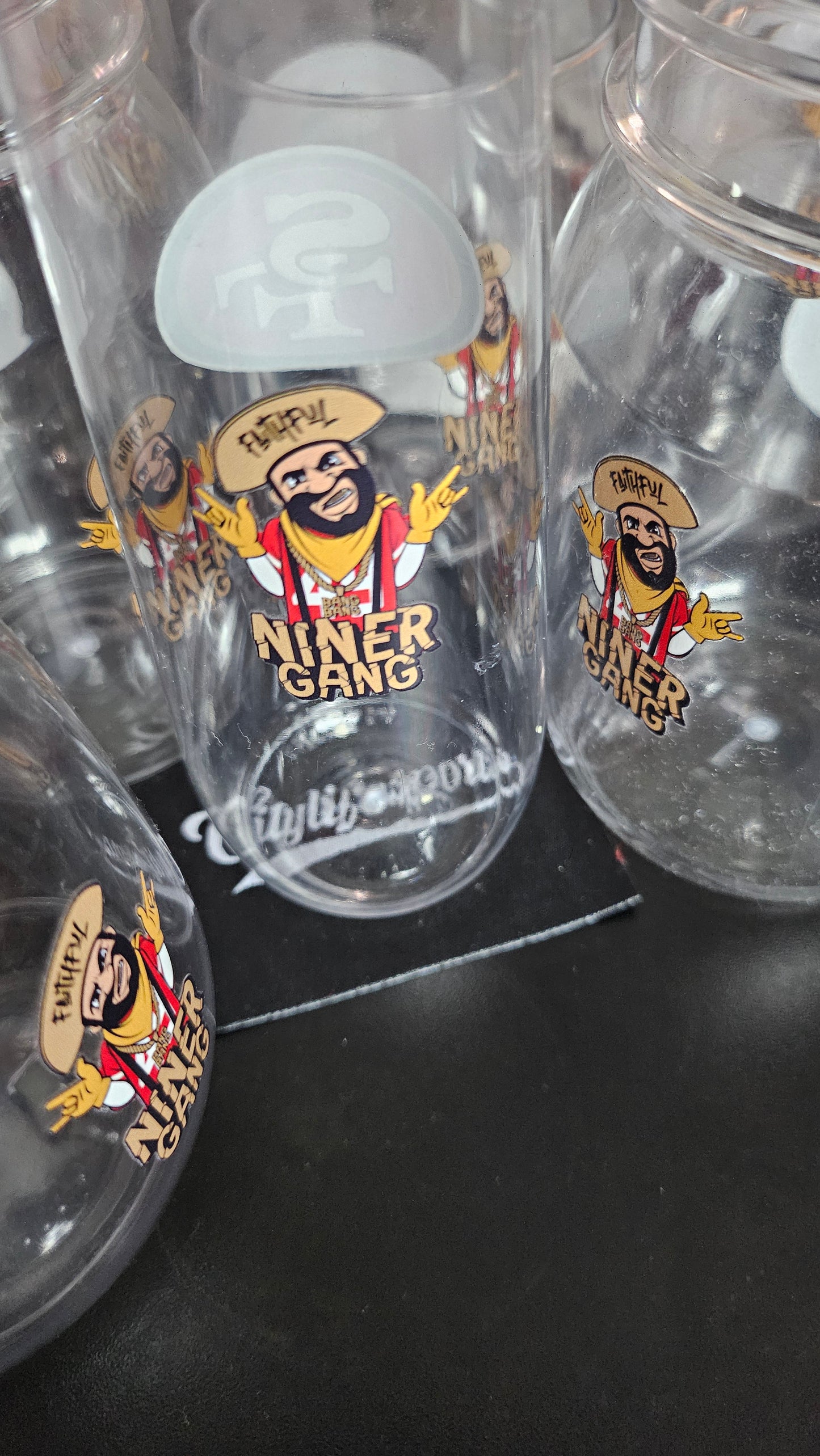 Faithful Gang Dessert Glass Set
