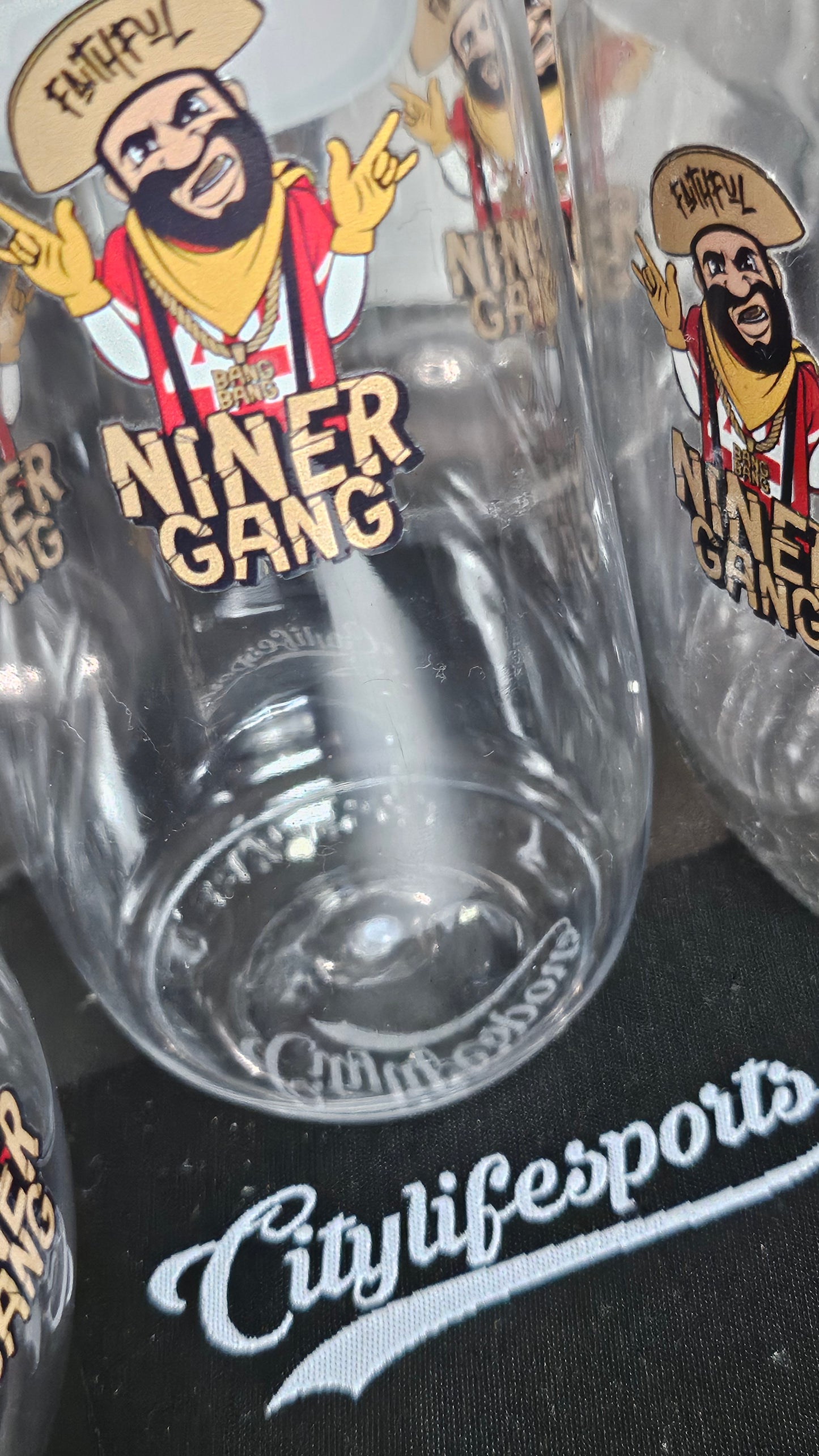 Faithful Gang Dessert Glass Set