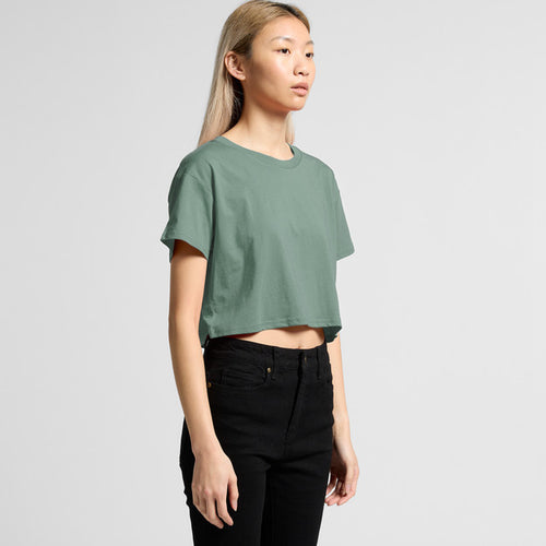 (VEGAN) Wo's Crop Tee 4062