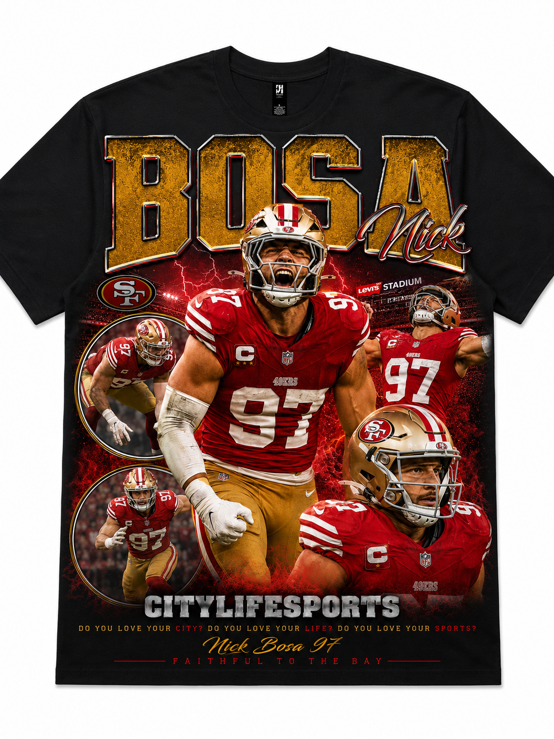 Nick Bosa #97 Vintage Graphic T-Shirt