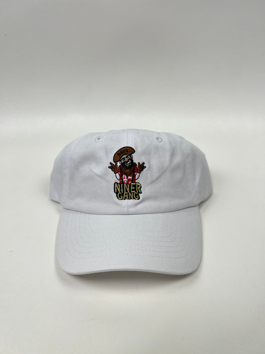 NINERGANG DAD HAT (WHITE)