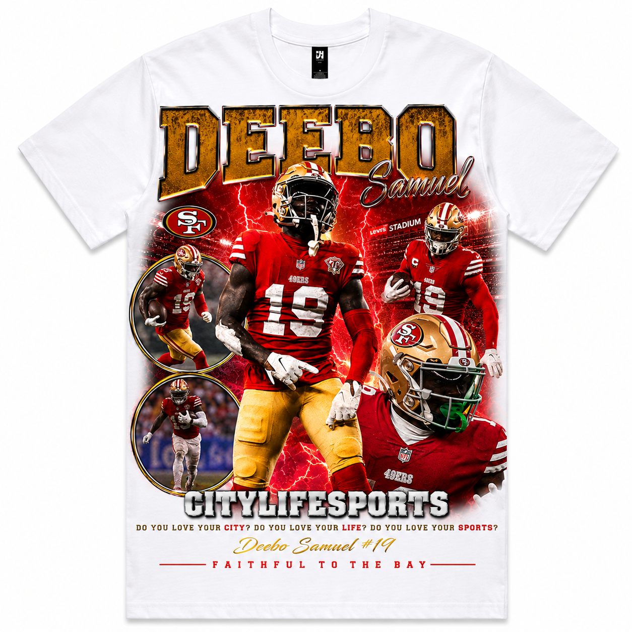 Deebo Samuel #19 Vintage Graphic T-Shirt