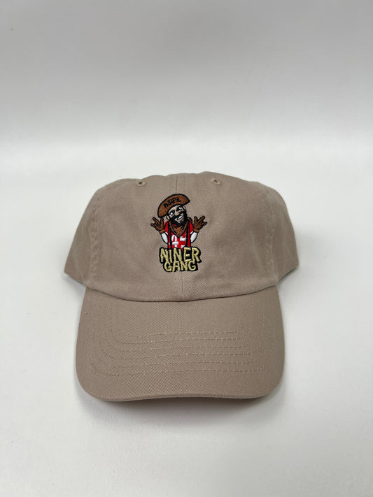 NINERGANG DAD HAT (GOLD)